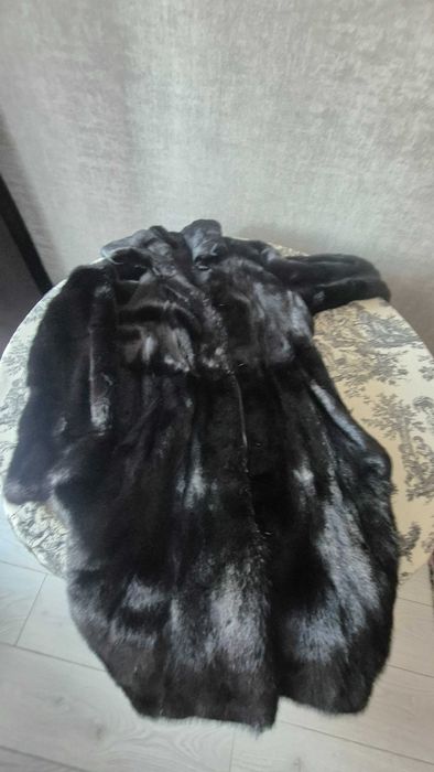 Шуба норковая, оригинальный крой