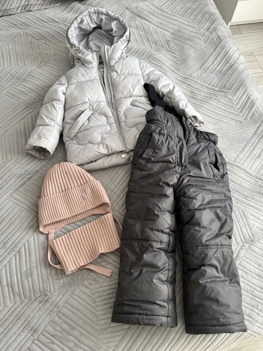 Куртки комбинезоны шапки на девочку