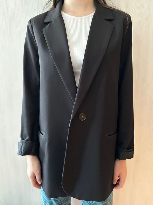 Черный пиджак 2 штуки