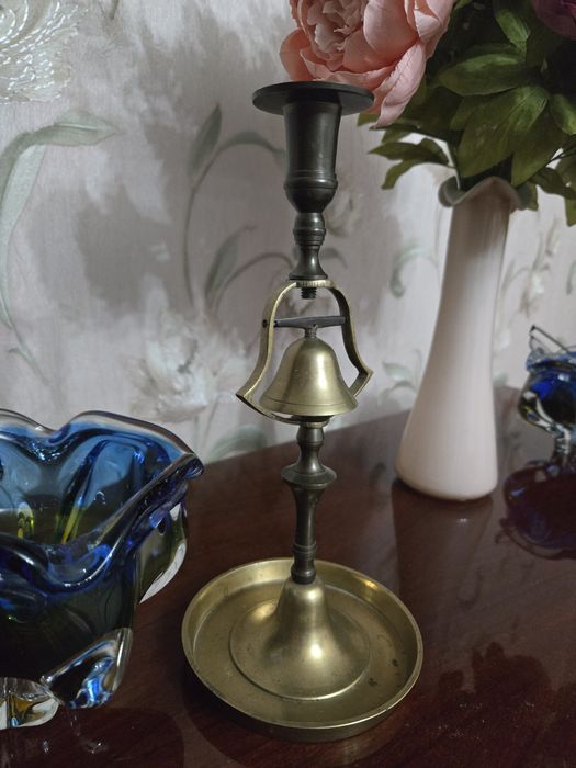 Подсвечник латунь