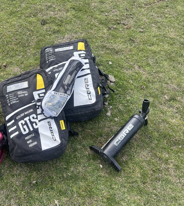 Kite-kitesurfing: Core Gts 6 9m si 12m + bara Core Sensor 2 Pro
