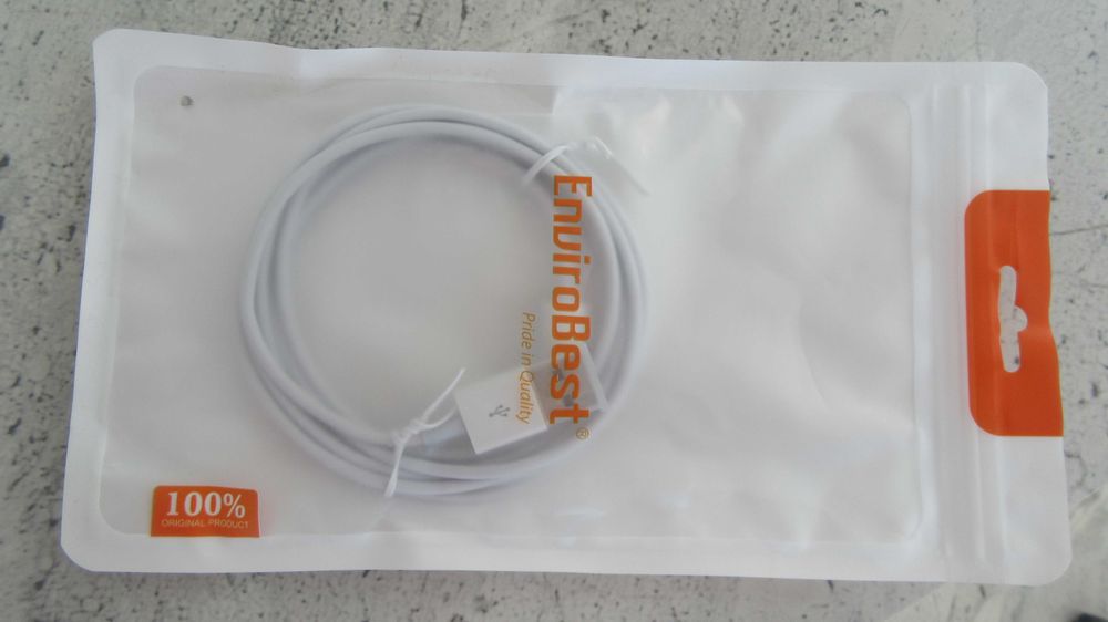 Cablu incarcare alb EC2 USB iPhone 2m