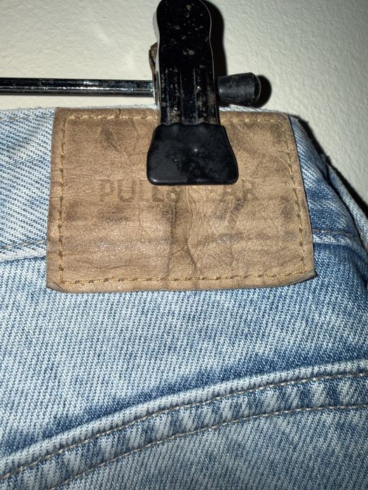 Дамски дънки Pull&Bear – размер 40, светъл деним