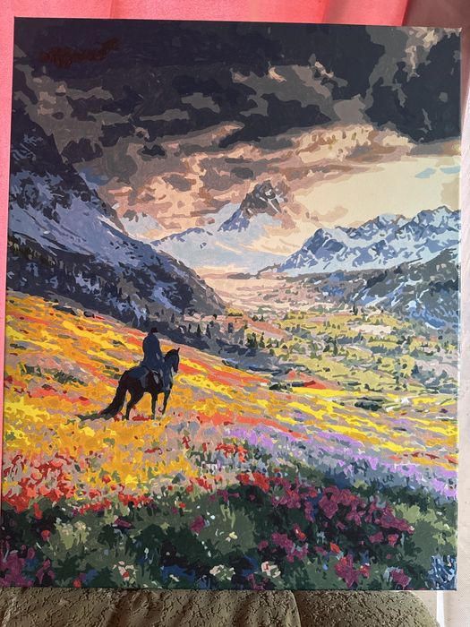 Картина «под небом гор»