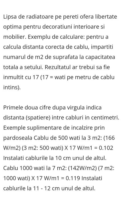 Încălzire în pardoseală electrică