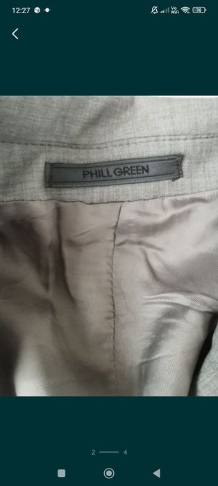 Costum lână barbat Phill Green