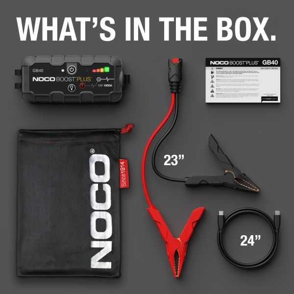 Литиево-йонно стартово устройство, Бустер  NOCO GB40 Boost PLUS 1000A