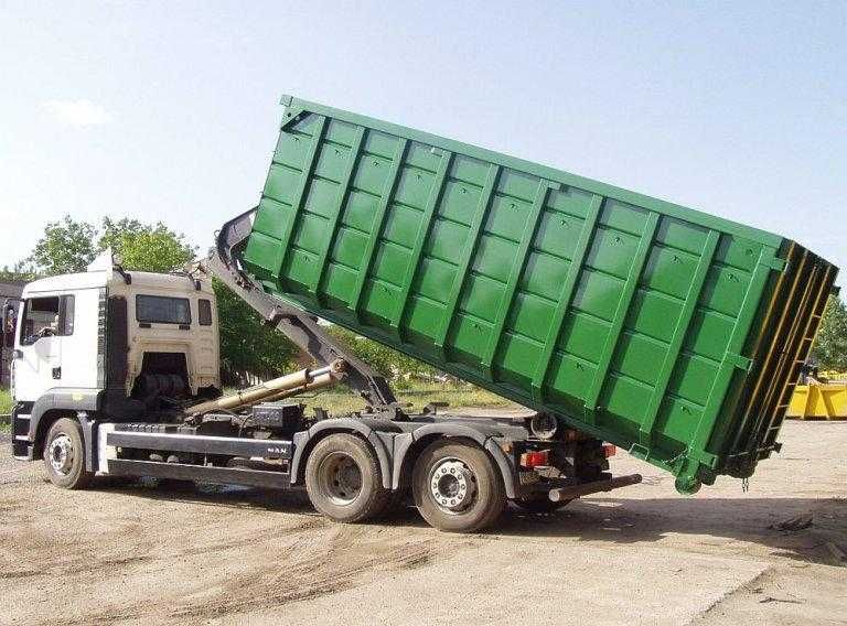 container gunoi moloz pamant