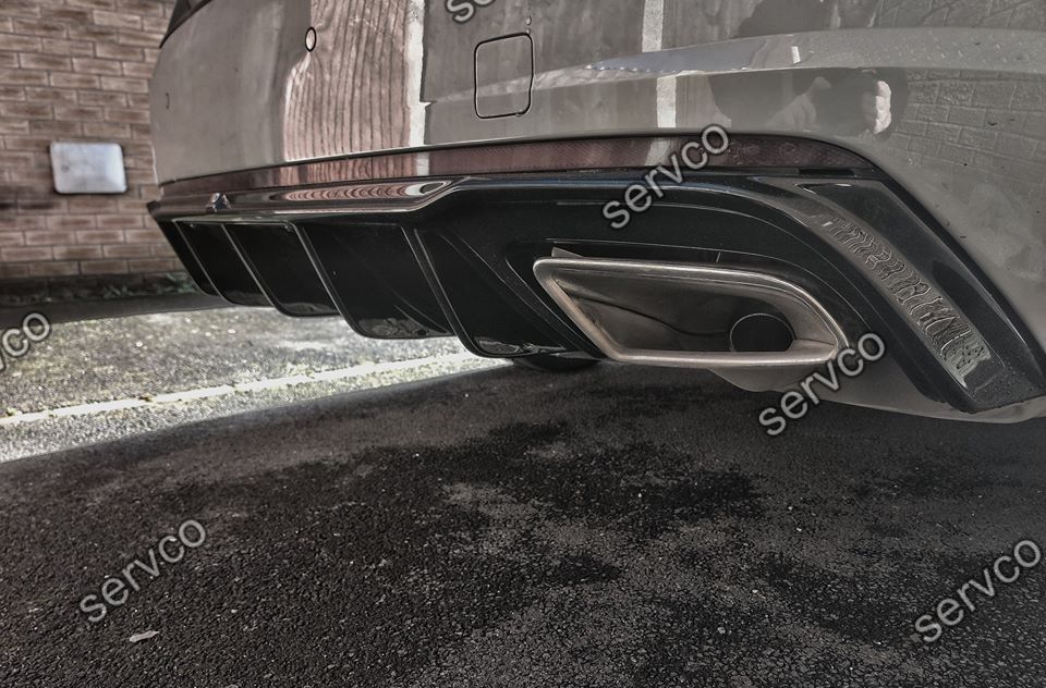 Difuzor bara spate Skoda Octavia 3 Rs HB Estate 13-19 v6 Maxton Design