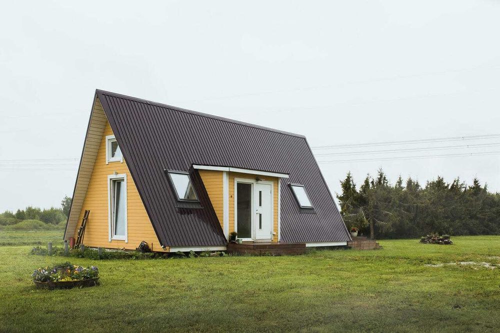 Сглобяеми Преместваеми Вили Жилищни Вила А образна - 57м2