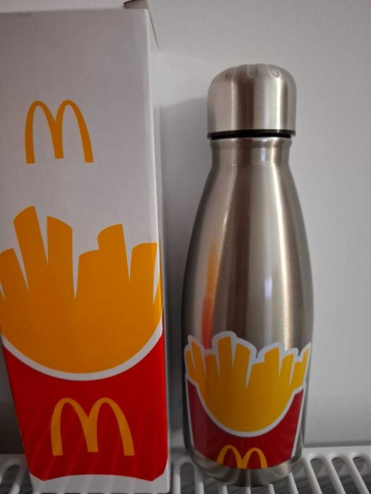 Sticla McDonald's reutilizabila din otel inoxidabil - NOUA