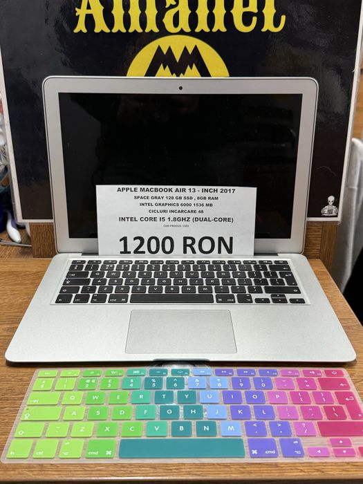 MacBook Air 13inch 2017 CA NOU 48 cicluri incarcare , AMANET NO LIMIT.