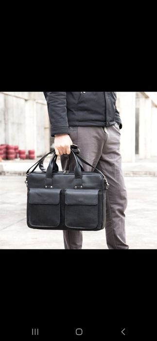 Портфель кожаный мужской