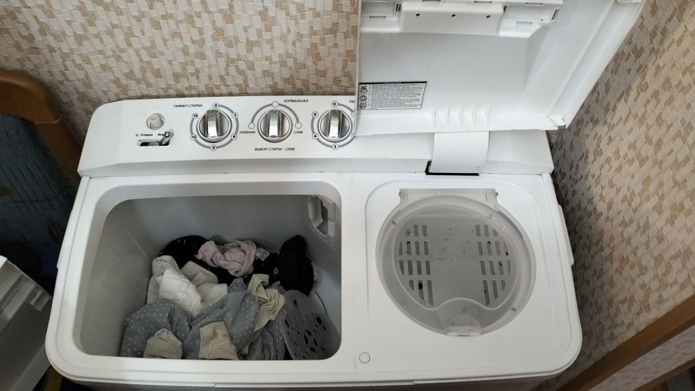 Стиральная машина полуавтомат