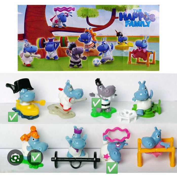 Фигурки Kinder без вкладышей разные