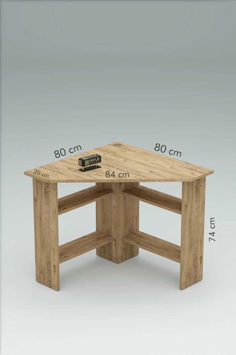 Ъглово бюро за компютър / Малко ъглово бюро / Ъглово офис бюро