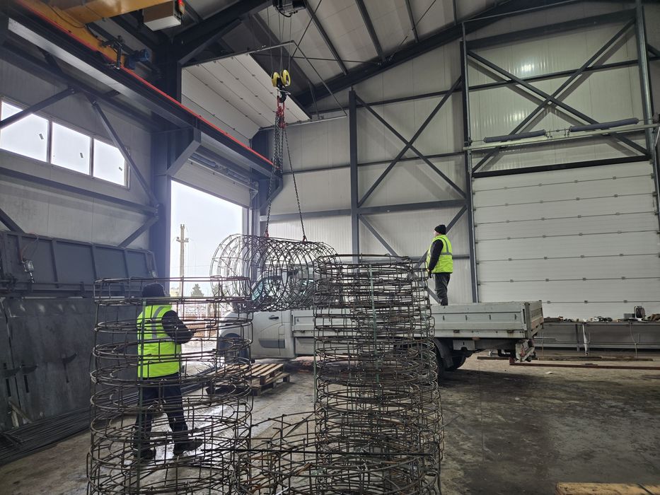 Otel beton fasonat, armaturi legate, carcase sudate
