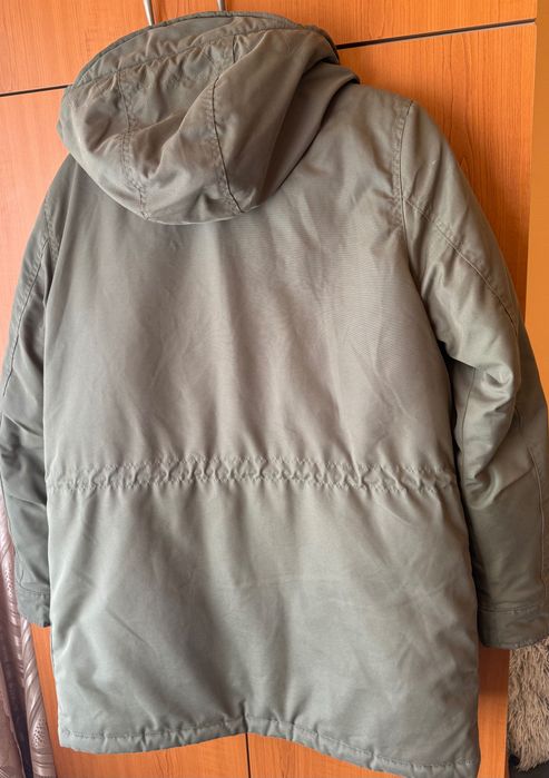 Geaca parka de iarna - Jack & Jones PREMIUM - verde kaki, marimea L