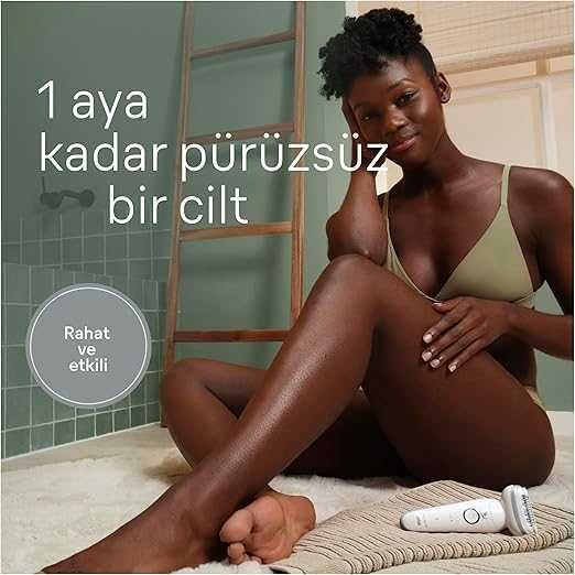 Епилатор Braun Silk·épil 9 9-041 за мокро и сухо, с въртяща се глава и гребен за подстригване
