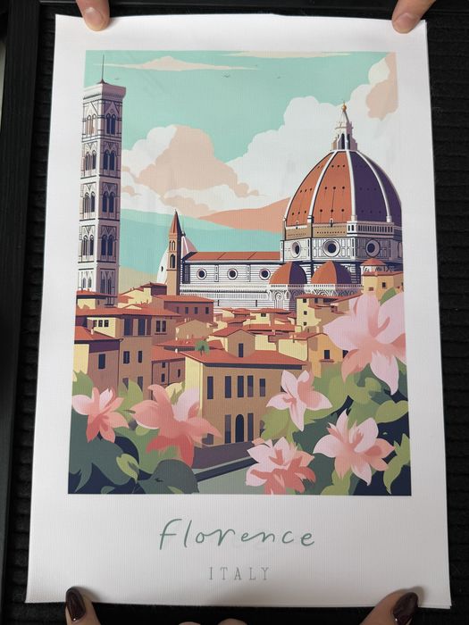 Постери с печат на текстилна хартия 20х30см - 5бр.