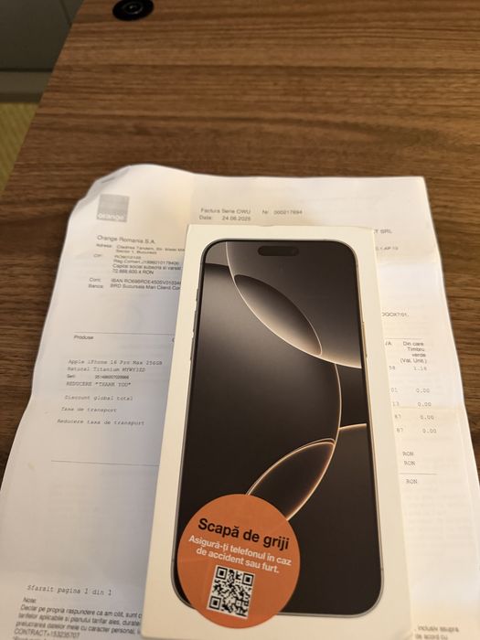 Iphone 16 pro max 256 natural titanium