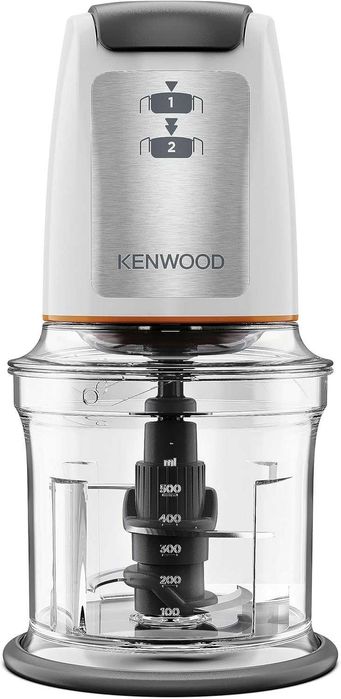 Кухненски уред Kenwood Easy Chop CHP61.100WH, 2 нива на скорост, работен контейнер 0,5 л, 500 вата, бял, ДЕФЕКТ