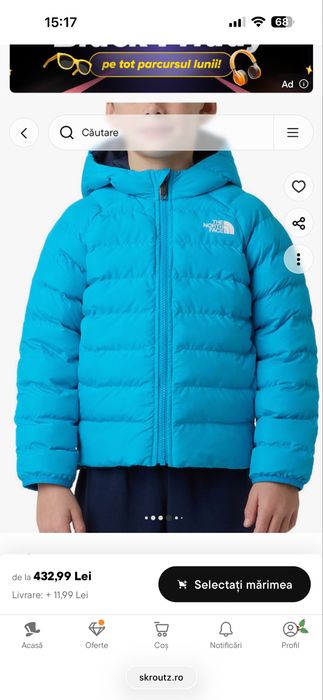 Geaca copii northface