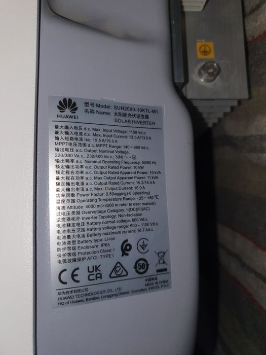 Invertor Huawei SUN2000-10KTL-M1