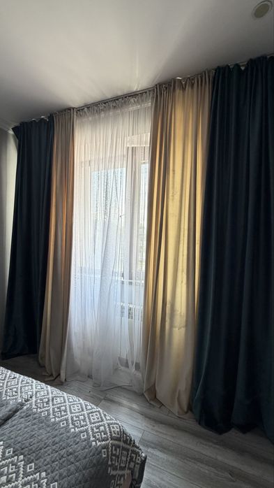 Шторы портьера + тюль