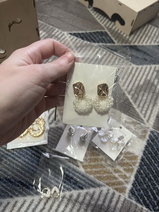 Продам новые серьги/браслет