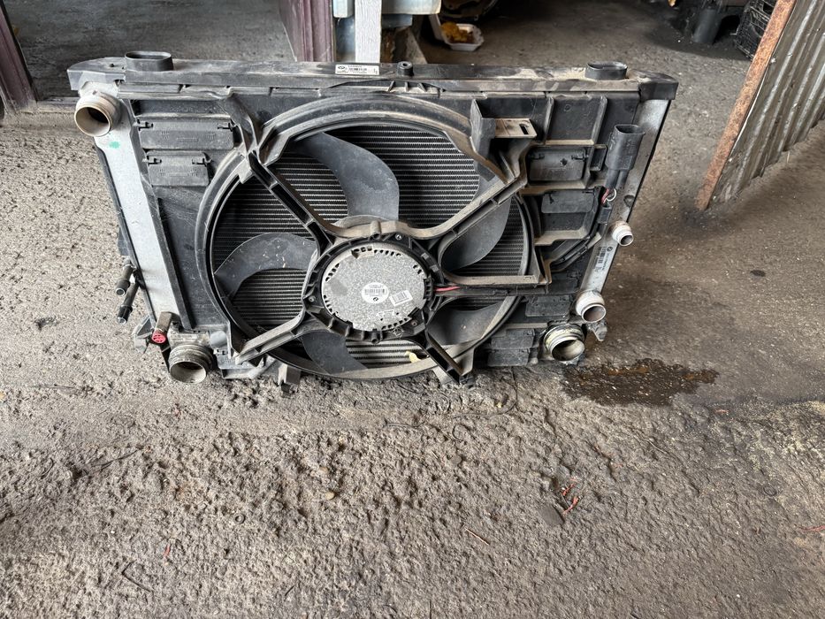 Set radiatoare bmw e60 e61 n47 177cp automat electroventilator bmw e60