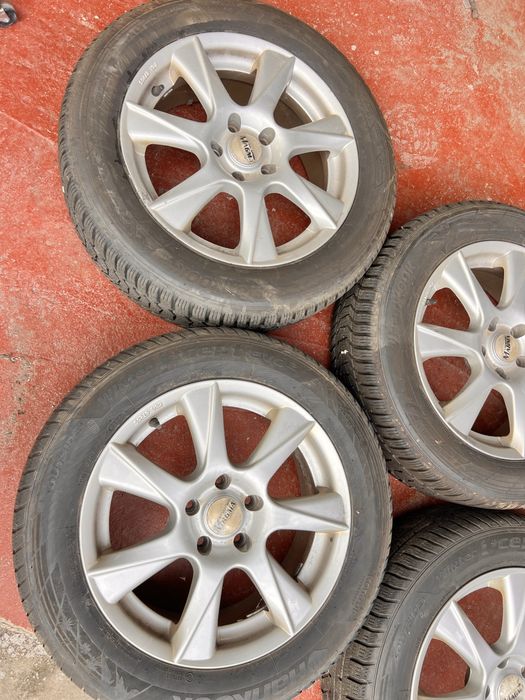 Jante aliaj 5x114,3 R17 cu cauciucuri 215/60/17