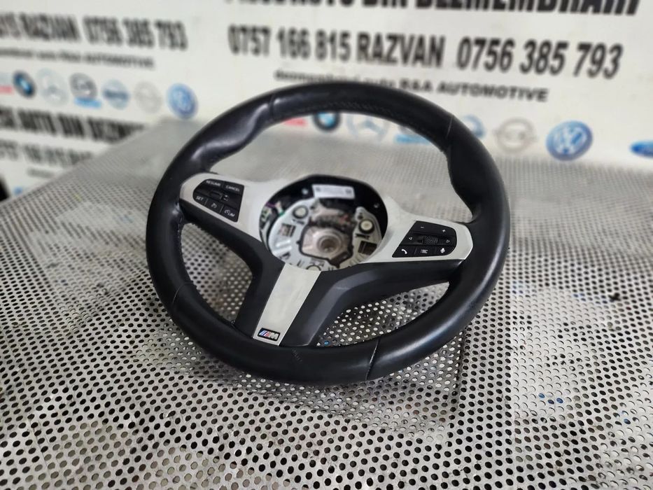 Volan Bmw M Paket Cu Comenzi Din Piele G20 G21 G30 G31 F40 F41 F45 F46 F44 Etc. Dezmembrez Bmw F40