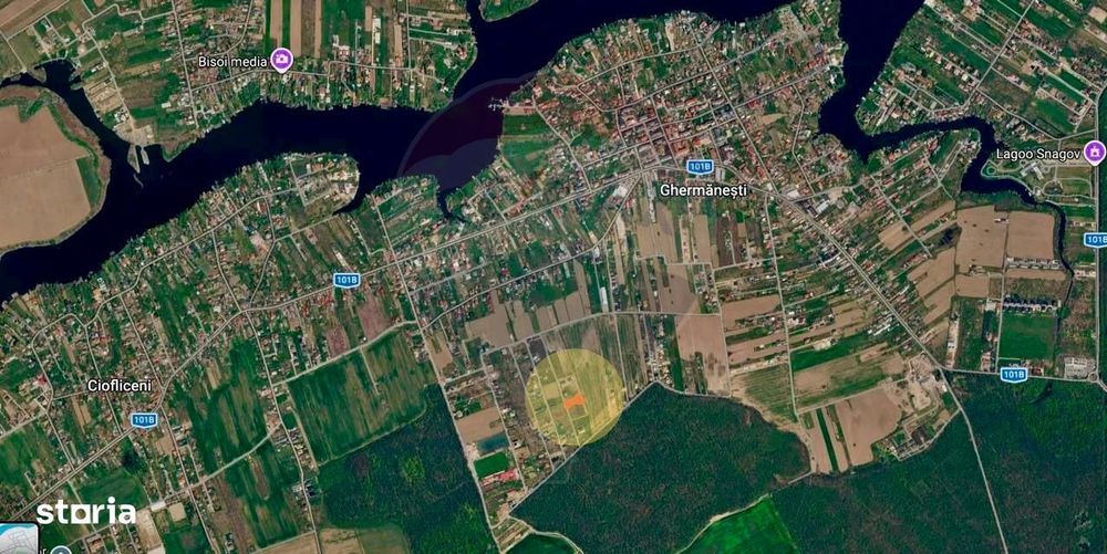 Teren de 1.500 mp de vanzare Ghermănești – Snagov | Lângă pădure