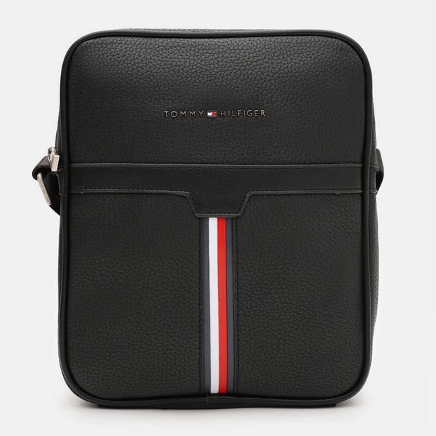 Мъжка месинджър чанта Tommy Hilfiger, черна