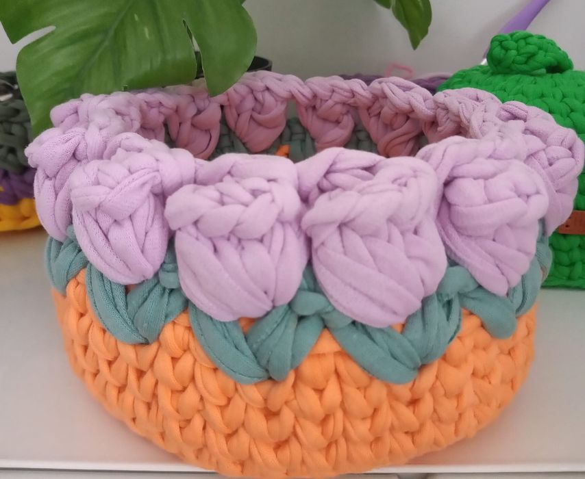 ръчно изплетени панери