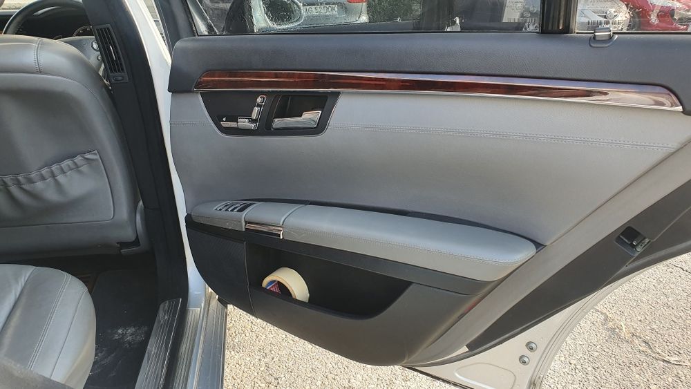 Interior piele gri Mercedes S class W221 scaun bancheta dreapta stanga