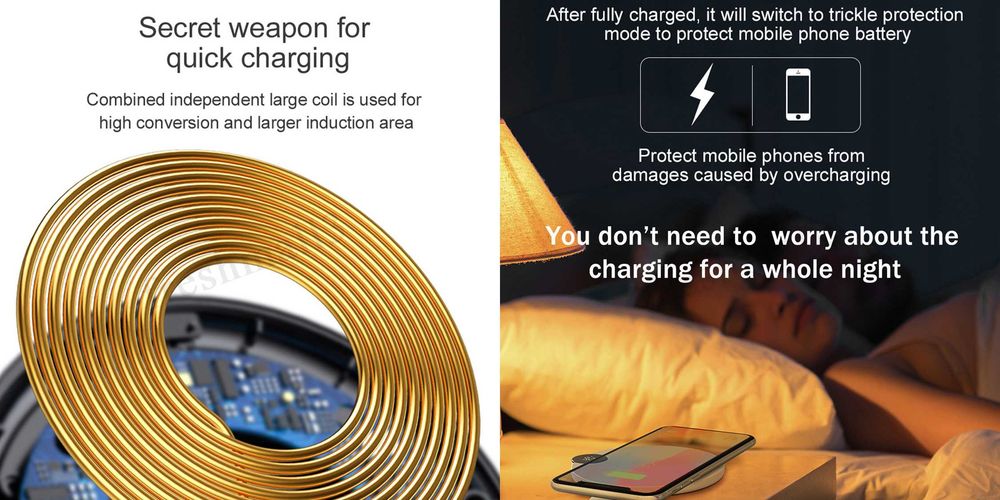 Incarcator universal wireless Baseus, incarcare rapida Qi. Nou!