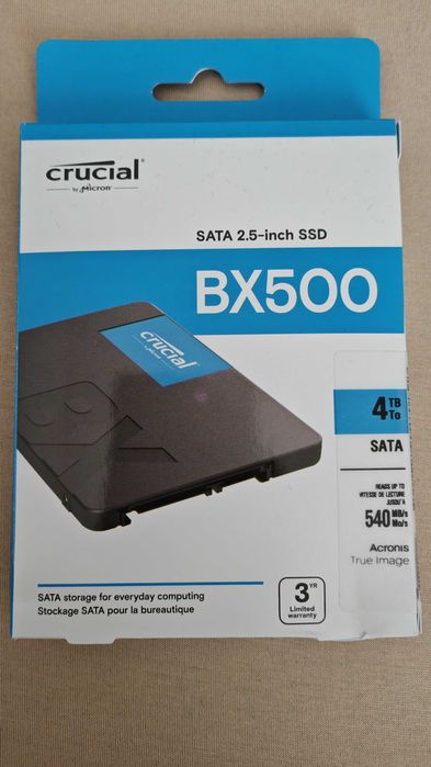 SSD Crucial BX500 4TB SATA 2.5 inch