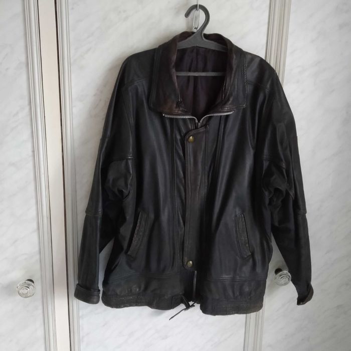 Мужская кожаная куртка раз.50-52…