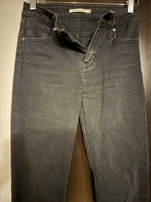 Blugi Levi's 721 skinny, talie inalta, marimea 26