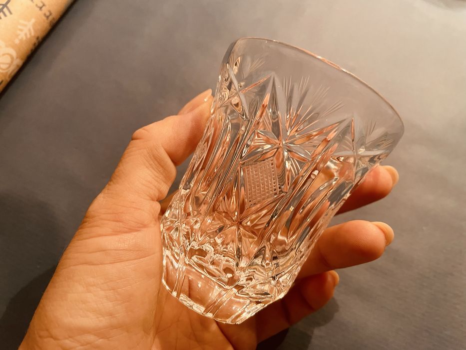 Vand set de 3 pahare CRISTAL pt  VIN - BOHEMIA