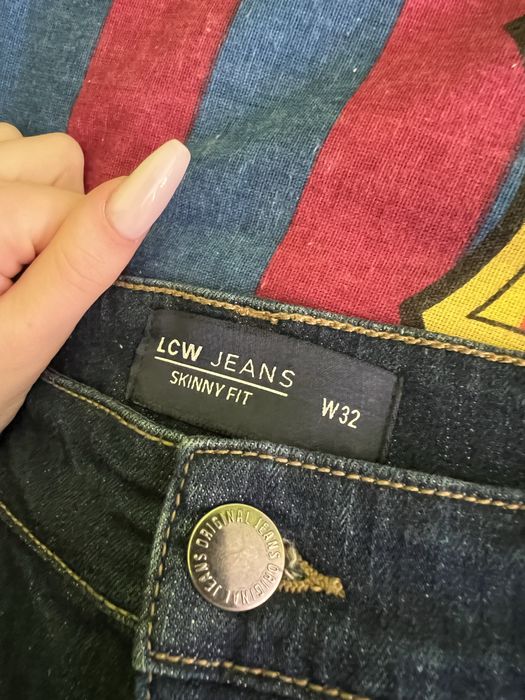 Мъжки тъмно сини дънки размер 32