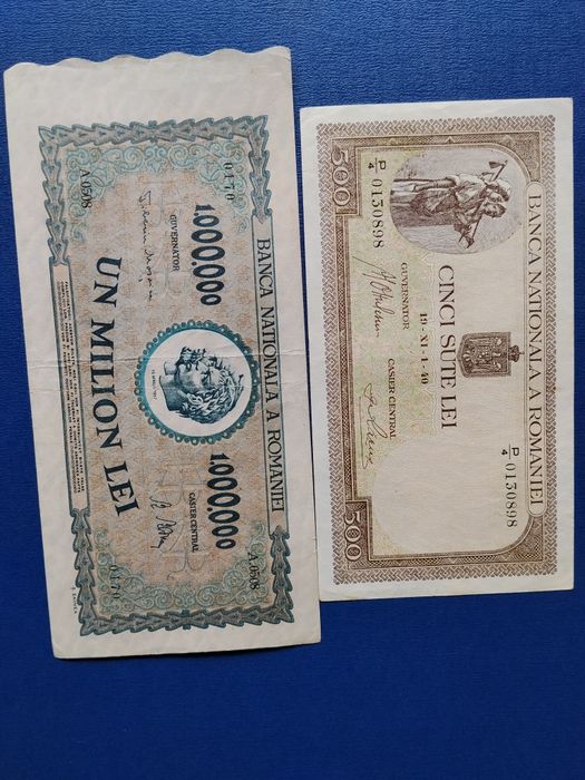 Lot bancnote romanesti
