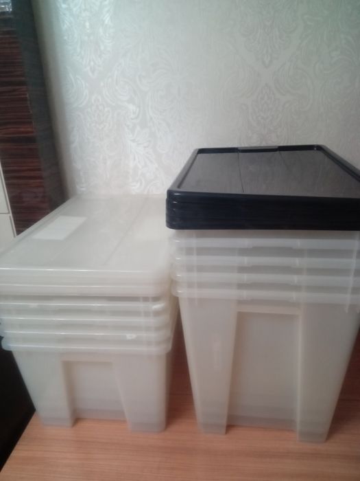 10 шт.Контейнеры с крышкой пластик.