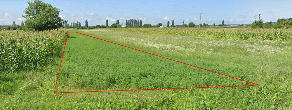 Teren intravilan 2400 m², cu ieșire la DJ717 – Comuna Aninoasa