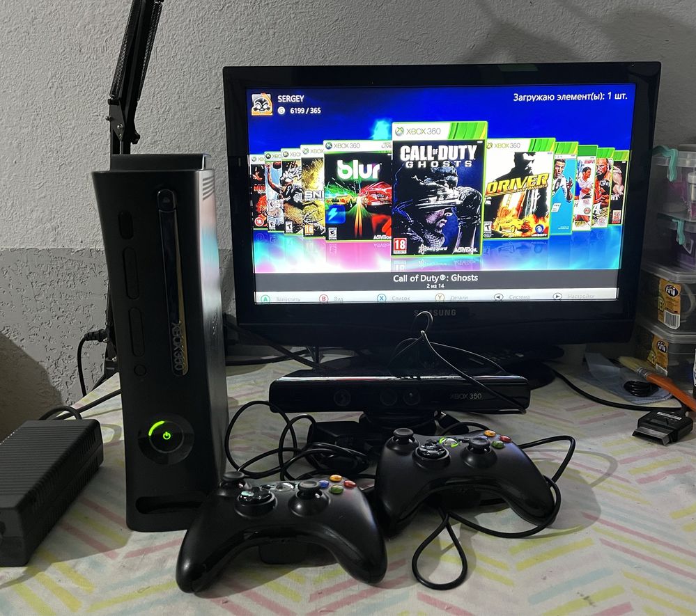 Xbox360 120gb Freeboot +Kinect: 1 400 000 сум - Приставки Ташкент на Olx