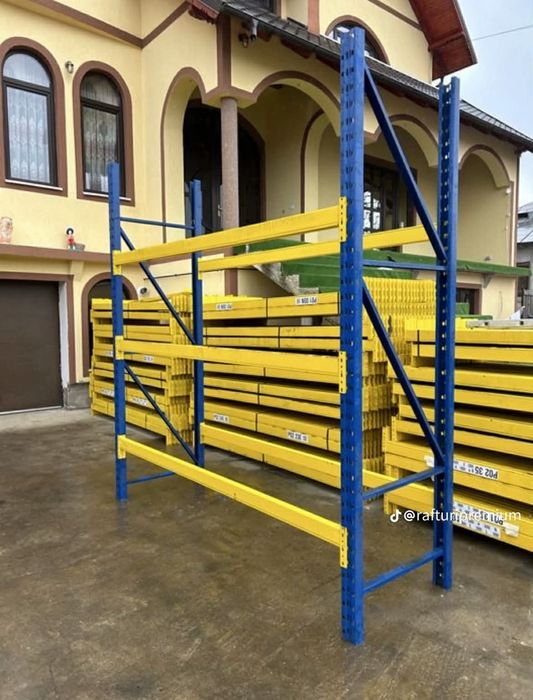 Rafturi metalice pt Europaleți Stare foarte bună ( noi si second-hand