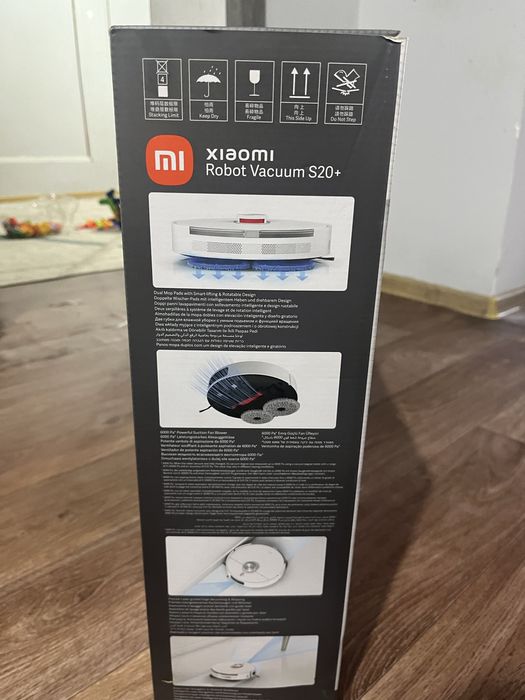 Робот пылесос Xiaomi Robot S20+ белый новый