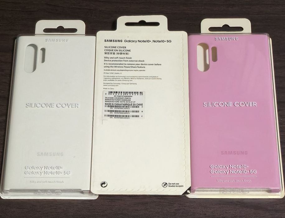 Husa silicon originala Samsung Silicone Cover Note10+ Note10 Plus